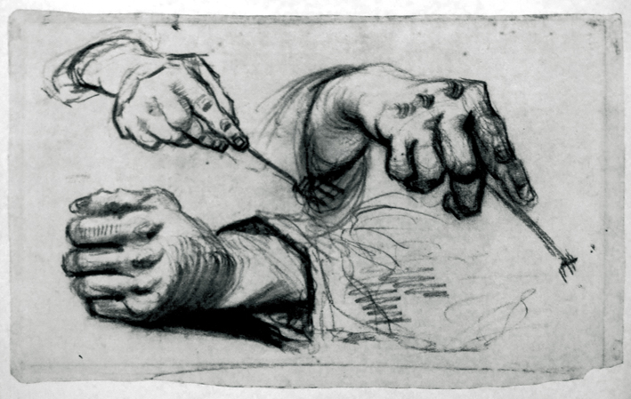  文森特·威廉·梵高  Vincent Willen Van Gogh —— 素描线稿 (20)